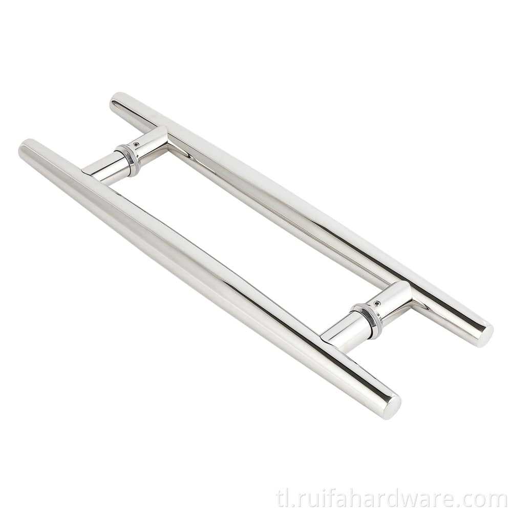 Round Tube Glass Door Handles (3)